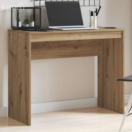 vidaXL Íróasztal kézműves tölgy 90x40x72 cm műszaki fa
