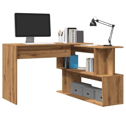 vidaXL sarokasztal Artisan tölgy Gépi úton előállított fa