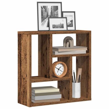 vidaXL antik fa színű szerelt fa fali polc 45 x 16 x 45 cm