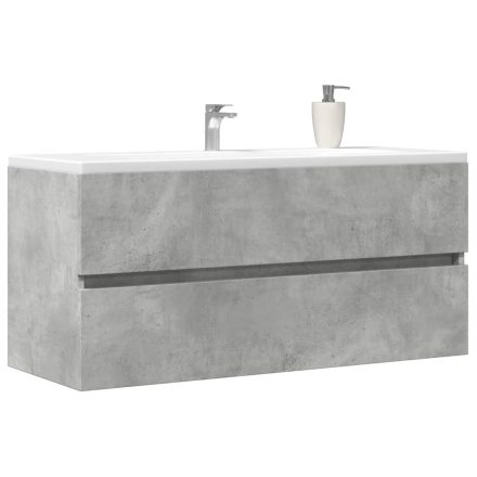 vidaXL betonszürke szerelt fa mosdószekrény 100 x 38,5 x 45 cm