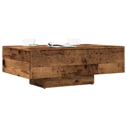 vidaXL antik fa színű szerelt fa dohányzóasztal 85 x 55 x 31 cm