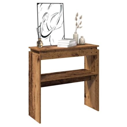 vidaXL szürke sonoma szerelt fa tálalóasztal 80x30x102 cm