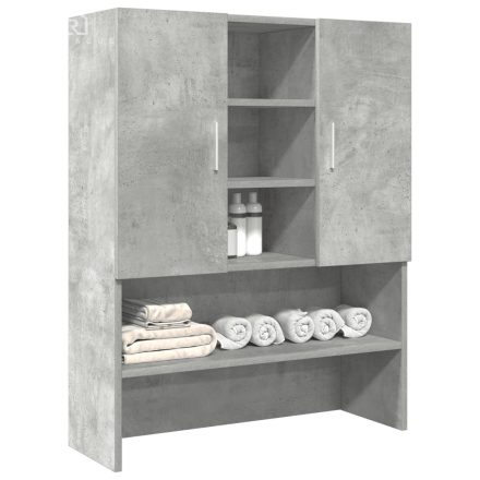 vidaXL betonszürke mosógépszekrény 70,5 x 25,5 x 90 cm