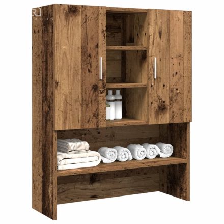 vidaXL antik fa színű mosógépszekrény 70,5 x 25,5 x 90 cm
