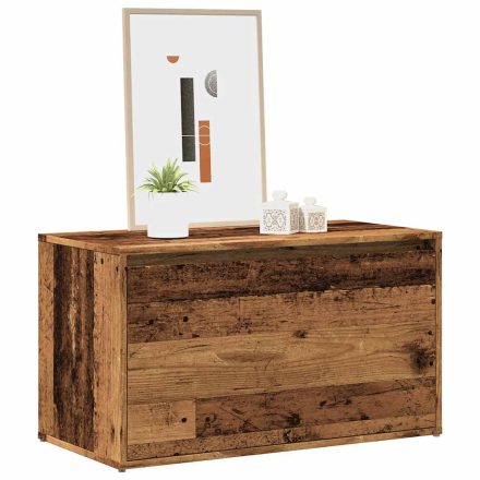 vidaXL előszobapad 80x40x45 cm Régi fából készült fűrészáru