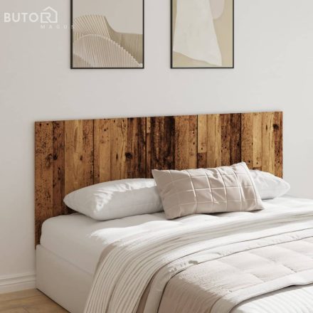 vidaXL antik fa színű szerelt fa ágyfejtámla 200x1,5x80 cm