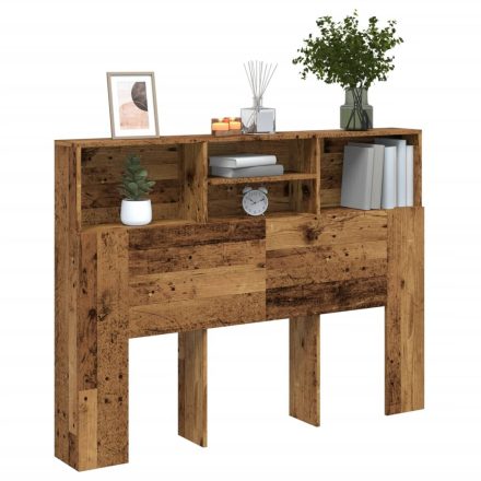 vidaXL antik fa színű áthidalószekrény 140 x 19 x 103,5 cm