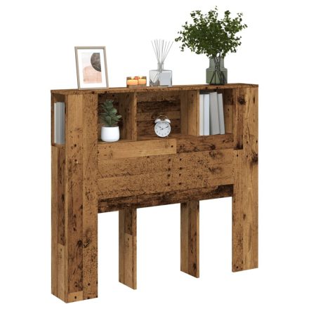 vidaXL antik fa színű szerelt fa áthidalószekrény 120 x 19 x 104,5 cm