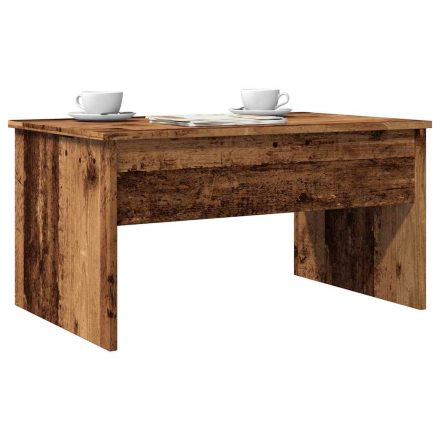 vidaXL antik fa színű szerelt fa dohányzóasztal 80 x 50,5 x 41,5 cm