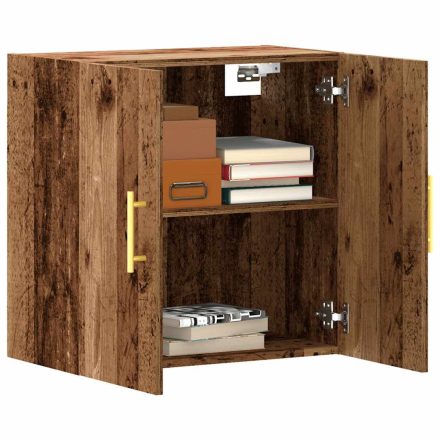 vidaXL antik fa színű szerelt fa faliszekrény 60 x 31 x 60 cm