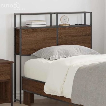vidaXL Tároló fejtámla Falra szerelhető barna tölgy 90 cm Faanyag
