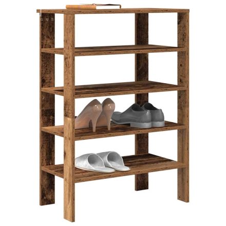 vidaXL antik fa szerelt fa cipőtartó 61x32x87,5 cm