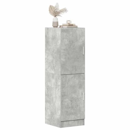 vidaXL betonszürke szerelt fa konyhaszekrény 38 x 41,5 x 131,5 cm