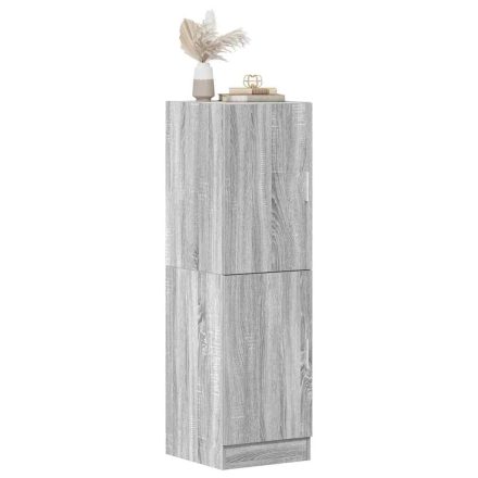 vidaXL szürke sonoma színű szerelt fa konyhaszekrény 38x41,5x131,5 cm