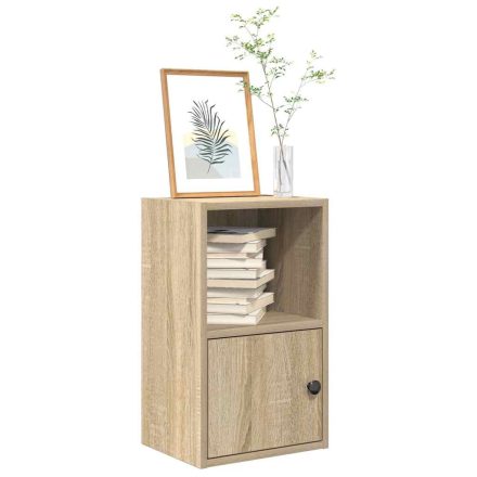 vidaXL sonoma tölgy szerelt fa könyvespolc 31x24x52 cm