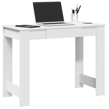 vidaXL fehér forgácslap íróasztal 100x45x75 cm