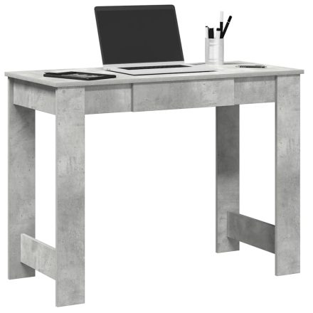 vidaXL betonszürke forgácslap íróasztal 100x45x75 cm