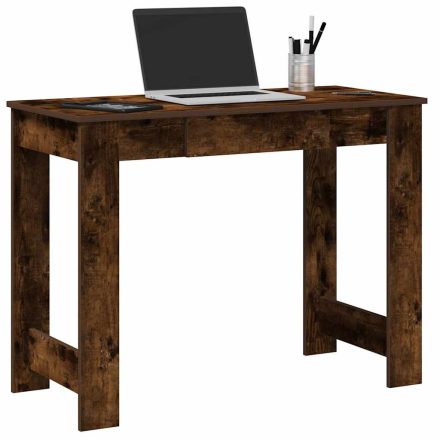 vidaXL füstös tölgy színű szerelt fa íróasztal 100x45x75 cm