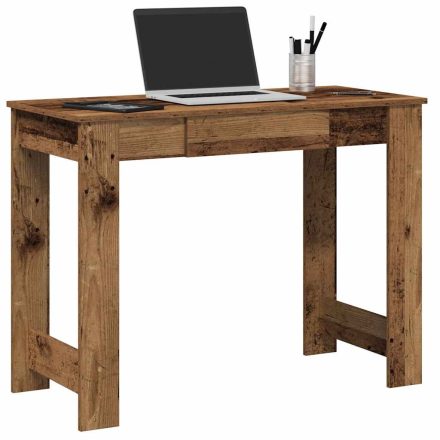 vidaXL Íróasztal régi fa 100x45x75 cm műszaki fa