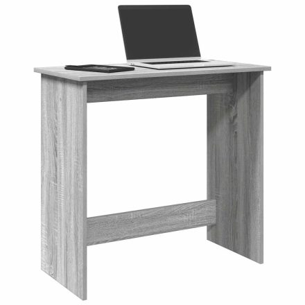 vidaXL szürke sonoma színű szerelt fa íróasztal 80x40x75 cm