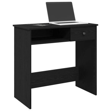 vidaXL fekete forgácslap íróasztal 80 x 40 x 75 cm