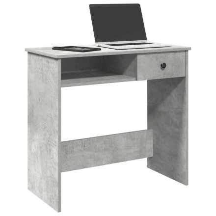 vidaXL betonszürke forgácslap íróasztal 80 x 40 x 75 cm