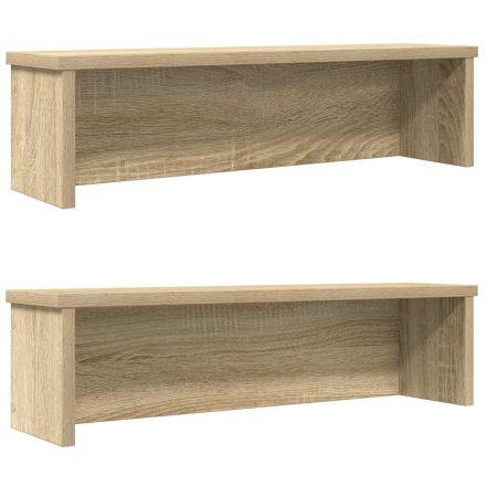vidaXL konyhai állványok egymásba rakható 2 db Sonoma tölgy 50x15x16cm