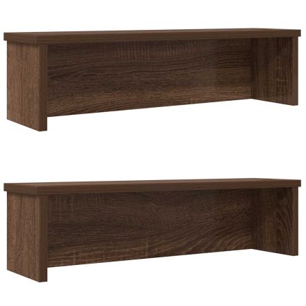 vidaXL Konyhai állványok egymásra rakható 2 db Barna tölgy 50x15x16 cm