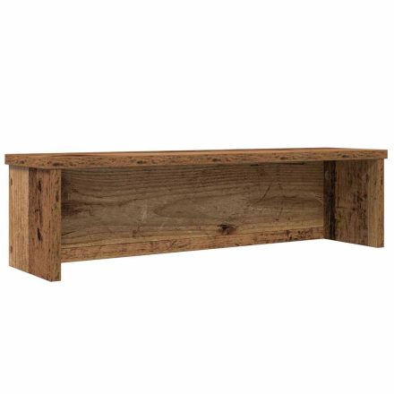 vidaXL konyhai állvány rakodható régi fa 60x15x16 cm Gépelt fa