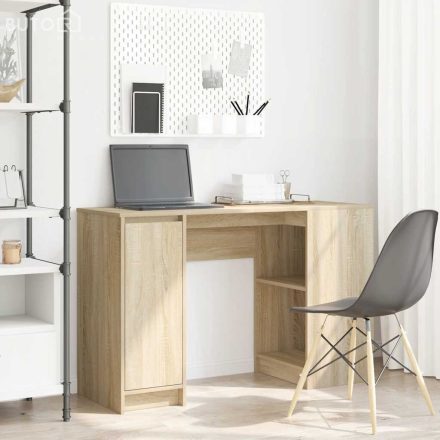 vidaXL sonomatölgy színű forgácslap íróasztal 120x42x76 cm