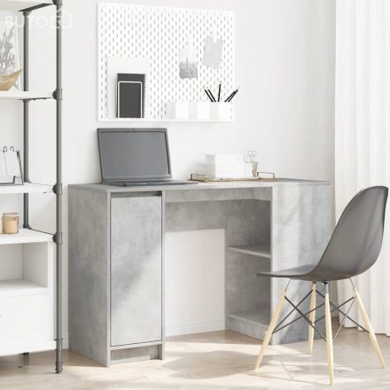 vidaXL betonszürke forgácslap íróasztal 120x42x76 cm
