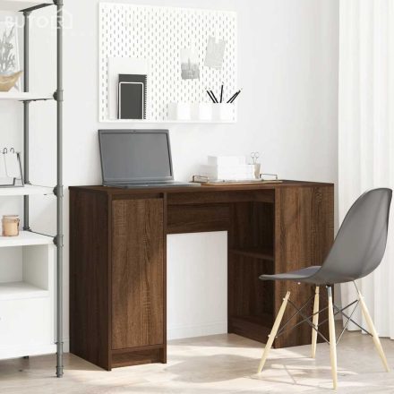 vidaXL barna tölgyszínű szerelt fa íróasztal 120x42x76 cm
