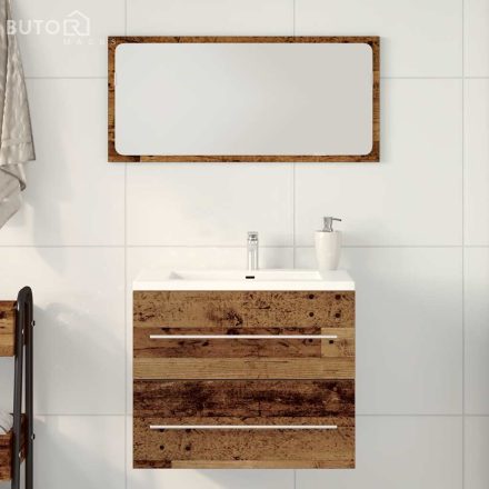 vidaXL antik fa szerelt fa mosdószekrény 60x38,5x48 cm
