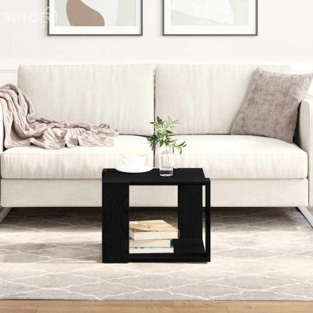 vidaXL Dohányzóasztal Musta tammi 40 x 40 x 30 cm Faanyag