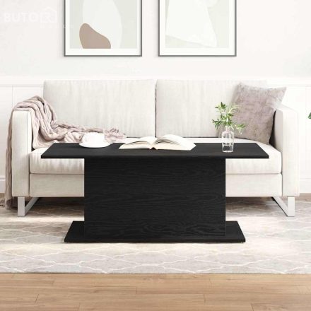 vidaXL Dohányzóasztal Musta tammi 102 x 55.5 x 40 cm Faanyag
