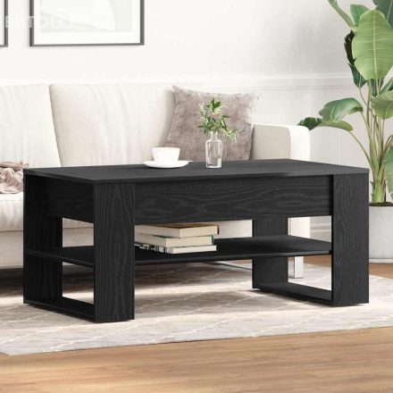 vidaXL Dohányzóasztal Musta tammi 102 x 55 x 45 cm Faanyag