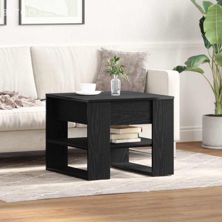 vidaXL Dohányzóasztal Musta tammi 55.5 x 55 x 45 cm Faanyag