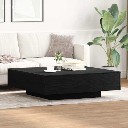 vidaXL Dohányzóasztal Musta tammi 100 x 100 x 31 cm Faanyag