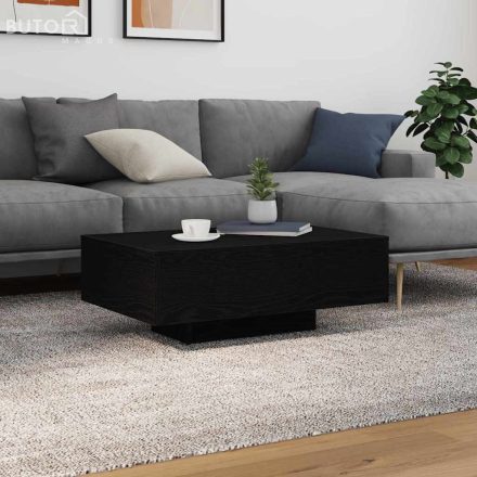 vidaXL Dohányzóasztal Musta tammi 85 x 55 x 31 cm Faanyag