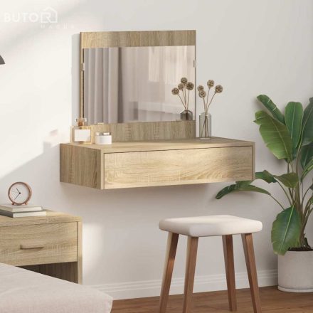 vidaXL Öltözködőasztal fiókkal tárolóval Barna 83 x 40 x 70 cm Faanyag