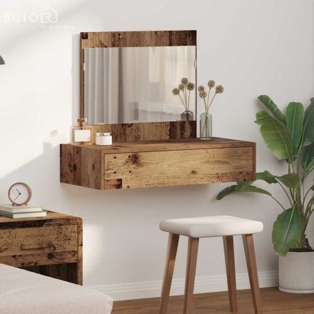 vidaXL Öltözködőasztal fiókkal tárolóval Barna 83 x 40 x 70 cm Faanyag