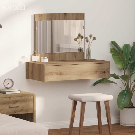 vidaXL Öltözködőasztal fiókkal tárolóval Barna 83 x 40 x 70 cm Faanyag