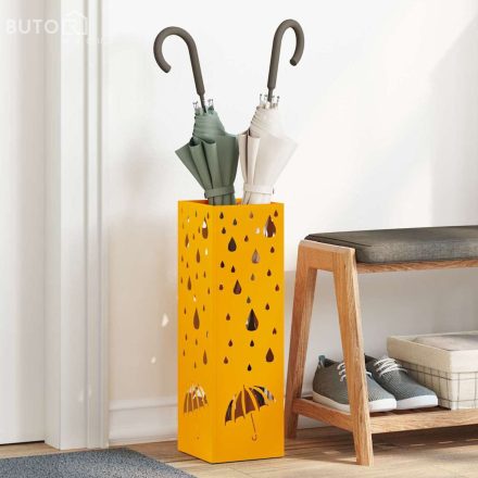 vidaXL Napernyő Állvány Mustár 15.5 x 15.5 x 49 cm Acél