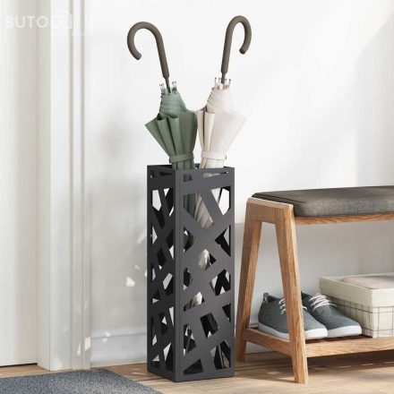 vidaXL Napernyő Állvány Fekete 15.5 x 15.5 x 49 cm Acél