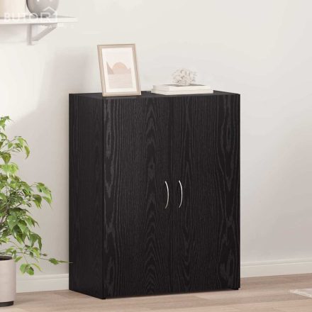 vidaXL Irodai Szekrény - Fekete Tölgy, 60 x 32 x 77.5 cm, Összeszerelt Fa