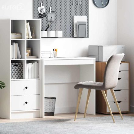 vidaXL Íróasztal Fehér MDF 80 x 40 x 76 cm Egyszerű Íróasztal