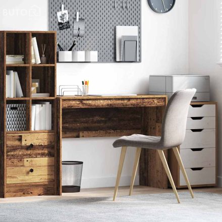 vidaXL Íróasztal Régi fa Szerelt fa 100 x 40 x 76 cm Tartós Íróasztal