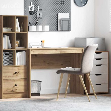 vidaXL Íróasztal Kézműves tölgy Szerelt fa 100 x 40 x 76 cm Íróasztal