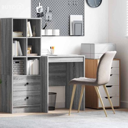 vidaXL Íróasztal Szürke sonoma Forgácslap 60 x 50 x 76 cm Egyszerű