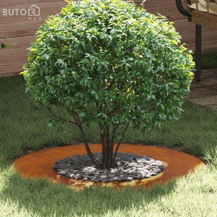 vidaXL Corten acél virágcserép Corten acél 70 cm átmérő Tartós